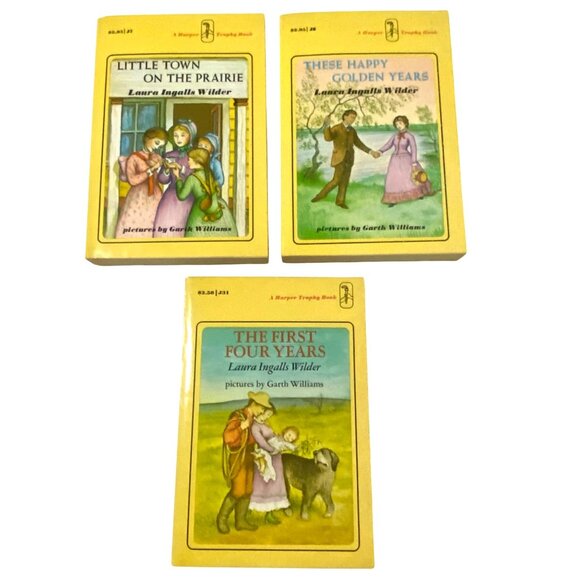 Laura Ingalls Wilder Little House Books Box Set Yellow Paperback Middle Grade - Picture 10 of 14